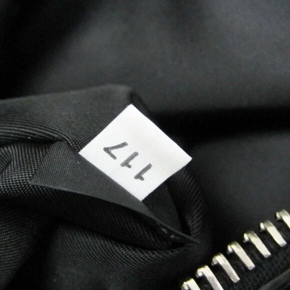 PRADA Black Leather Shoulder Bag